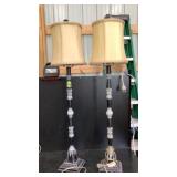 Pair of decorative lamps