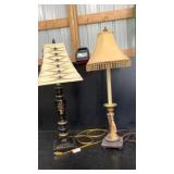 Pair of decorative lamps