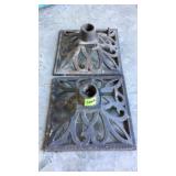 Pair of patio Umbrella bases
