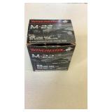 Winchester M 22 22 long rifle 40 grain ammo 500