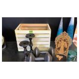 Wood Box, weights, Decor