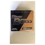 Blazer brass 250 rounds 40 s&w 180 grain fmj