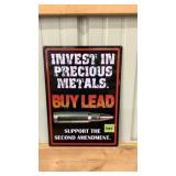 Invest in Precious Metals Sign