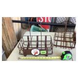 Metal bottle carrier Texaco