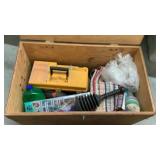 Wood box With misc