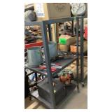 Shelf unit on wheels 28-1/2" x 24-1/2" x 54",