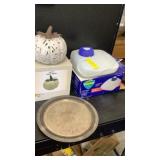 Light Up Ceramic Pumpkin Vicks Vaporizer