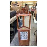 Decorative corner shelf 46-1/2" tall