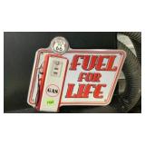 Fuel for Life tin sign