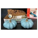 Fitness band, paper weight, welcome sign, gourd