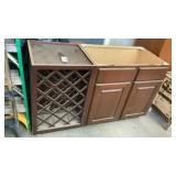 Base Cabinet With Wine Bottle Holder 57" W x 21