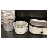 GE Roaster Oven, Crock Pot, Stock Pot