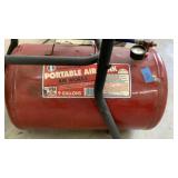 Portable air tank, 9 gallon