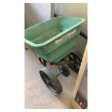 Pull behind seeder/spreader