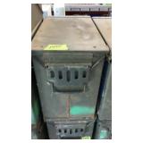 empty Ammunition box