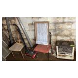 Kerosun Heater, Chairs, Dirt Devil Vacuum