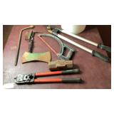 Bolt Cutters, Loppers, Double Head Axe, Misc