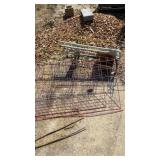 Step Stool and Tomato Cages