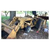 Massey Tractor Backhoe NON Running With Cab