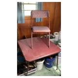 Card Table And 4 Padded Chairs