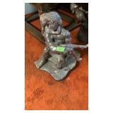 Plaster Painted To Look Like Bronze