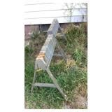 Pair Of Metal Saw Horses