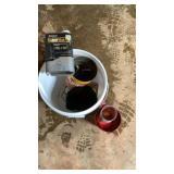 Aluminium Cups and Pitcher, marine Teak Oil