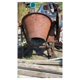 Portable Cement Mixer With Electric Motor