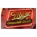 Miller Genuine Draft Neon