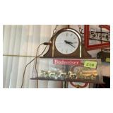 Budweiser Clock Light