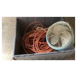 Drop Cords and fan
