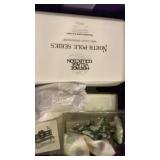 2 totes holiday decor and misc