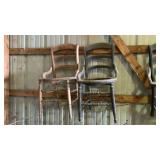 Antique Chairs (4) needs seats and other repair