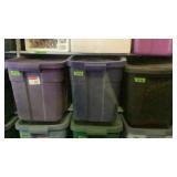 3 Totes of misc Christmas decor