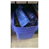 Totes (3) and Tarp