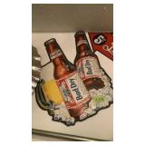 Bud Dry Beer Sign