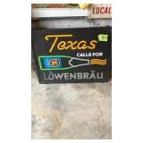 Texas Calls For Lowenbrall Sign