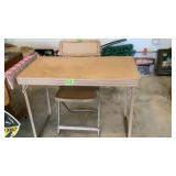 Youth table and chair 34x18, both fold up