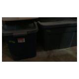 2 totes of Christmas items