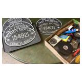 Signs, Electrical Tape, Misc