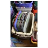 2 totes and extra lids