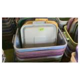 6 totes with lids