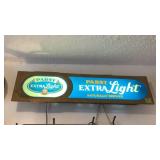 Pabst Extra Light Sign
