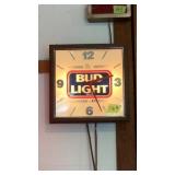Bud Light wall clock