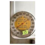 Advertising thermometer