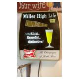 Miller High Life Rolling Sign