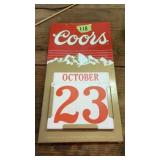 Coors Calendar