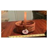 Longaberger basket with charm