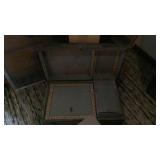 Small trunk and decorative vase 22-23" tall