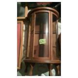 Small table top curio cabinet